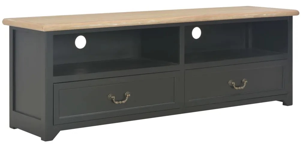 vidaXL Móvel de TV 120x30x40 cm madeira preto