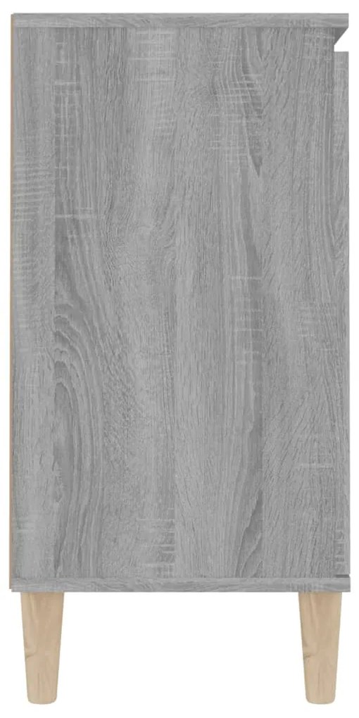 Aparador 101x35x70 cm derivados de madeira cinzento sonoma