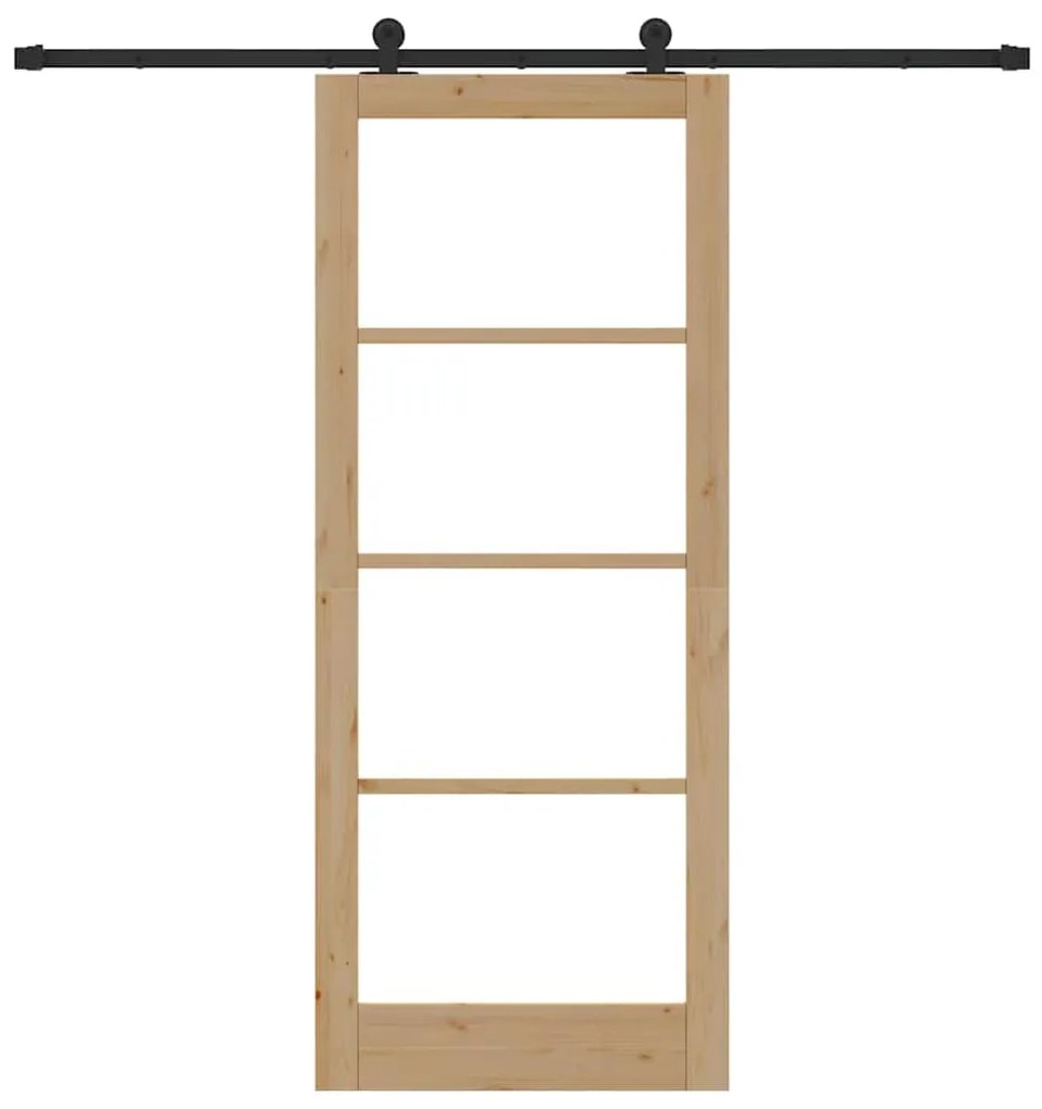 Porta Deslizante vidaXL com Kit de Ferragens 'ORKDAL'86x211 cm