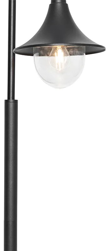 Lanterna de Exterior Clássica Preta 125 cm IP44 - Daphne