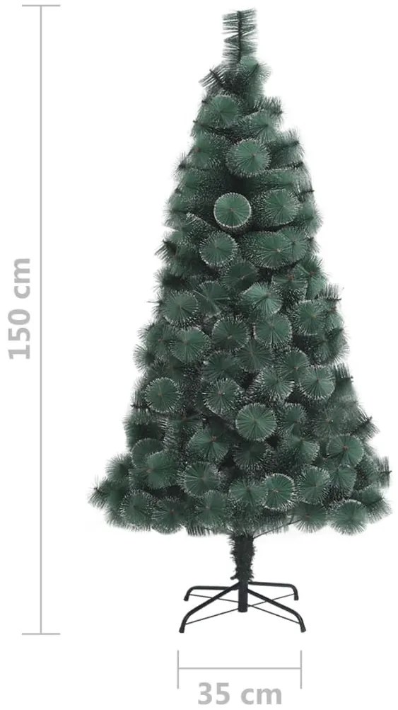 Árvore de Natal artificial com suporte 150 cm PET verde