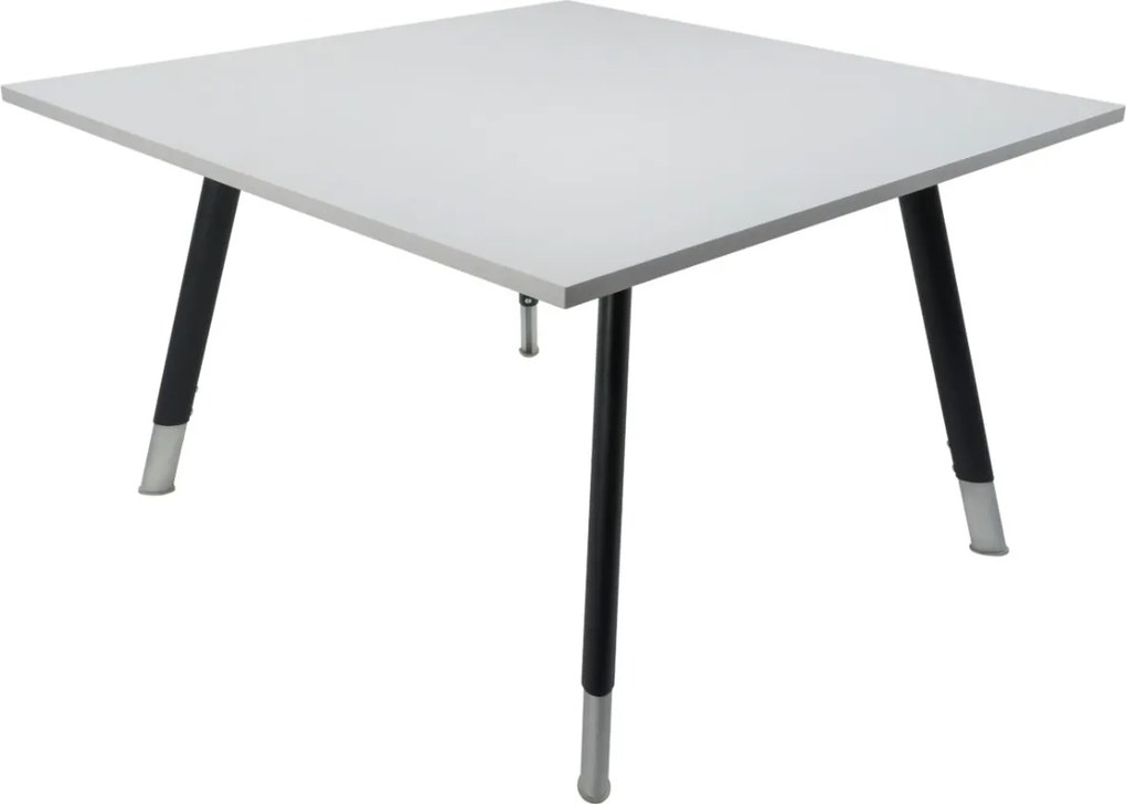 Mesa de Reuniões Hercules Cinza 1200x1200mm para Escritório
