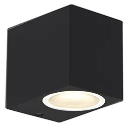 Conjunto de 2 Apliques Modernos Preto IP44 - Baleno