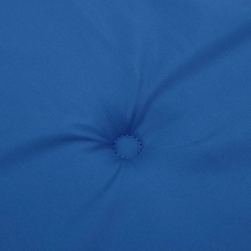 Almofadões p/ cadeiras jardim 2 pcs 50x50x4 cm oxford azul real