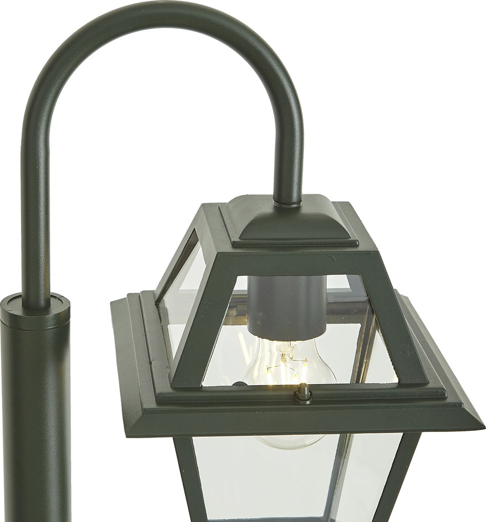 Lanterna de exterior clássica verde escura 135cm IP44 - Berta