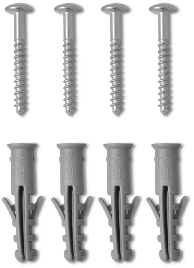 Aquecedor toalhas casa de banho liso 500 x 764 mm preto