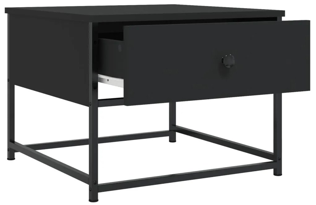 Mesa de centro 51x51x40 cm derivados de madeira preto