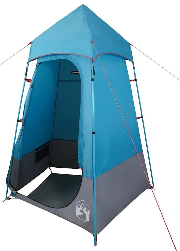 Tenda para sanita impermeável azul