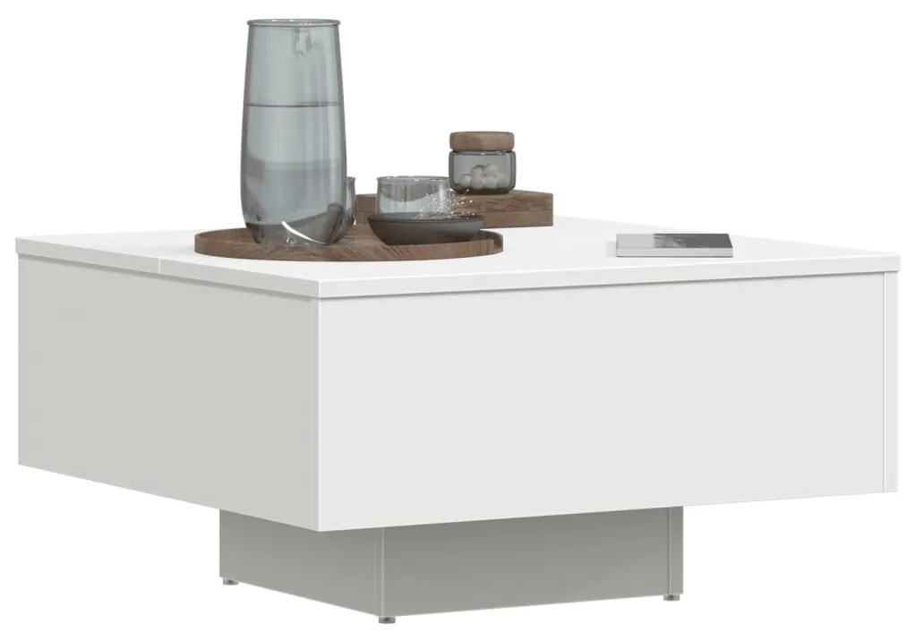 Mesa de centro 60x60x31,5 cm derivados de madeira branco