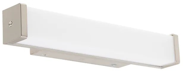 Candeeiro de parede para casa de banho em aço 32 cm com LED IP44 - Cascada