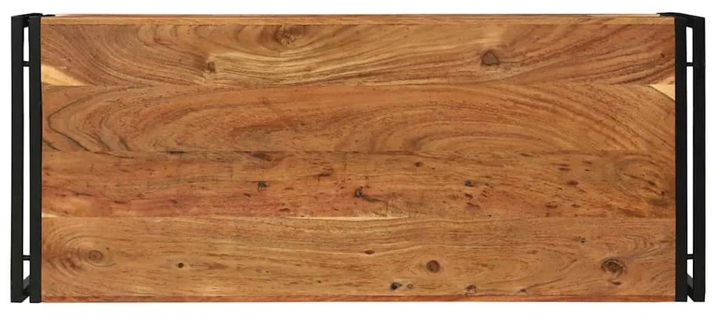 Mesa de Café 120x50x38 cm Madeira Sólida de Acácia