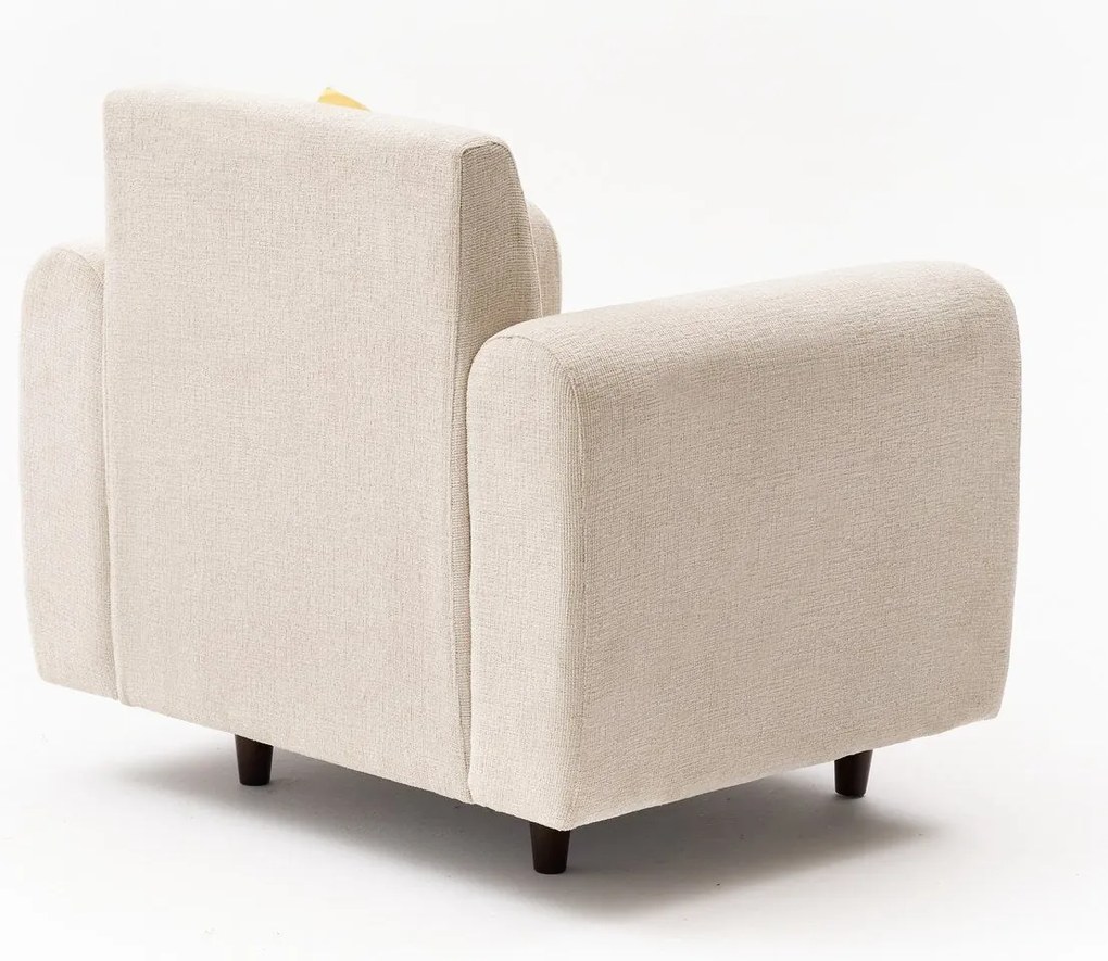 Sofá de 1 Lugar Noya – Creme – 95x87x70 cm