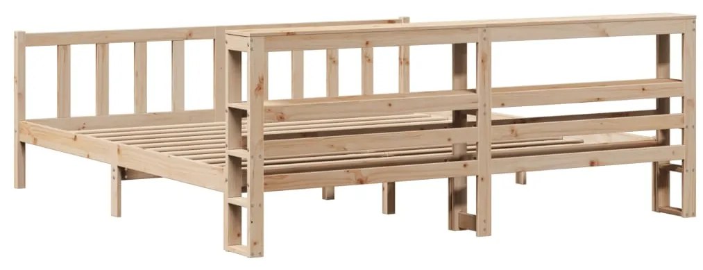 Cama sem colchão 180x200 cm madeira de pinho maciça