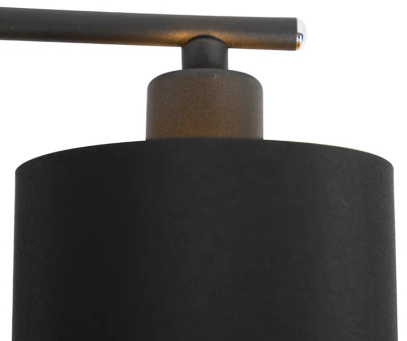 Candeeiro de suspensão inteligente preto ajustável incl. 6 Wifi B35 - Lofty