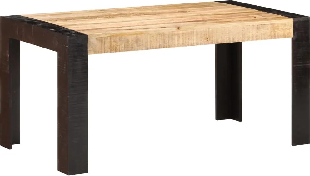 Mesa de jantar 160x80x76 cm madeira mangueira maciça