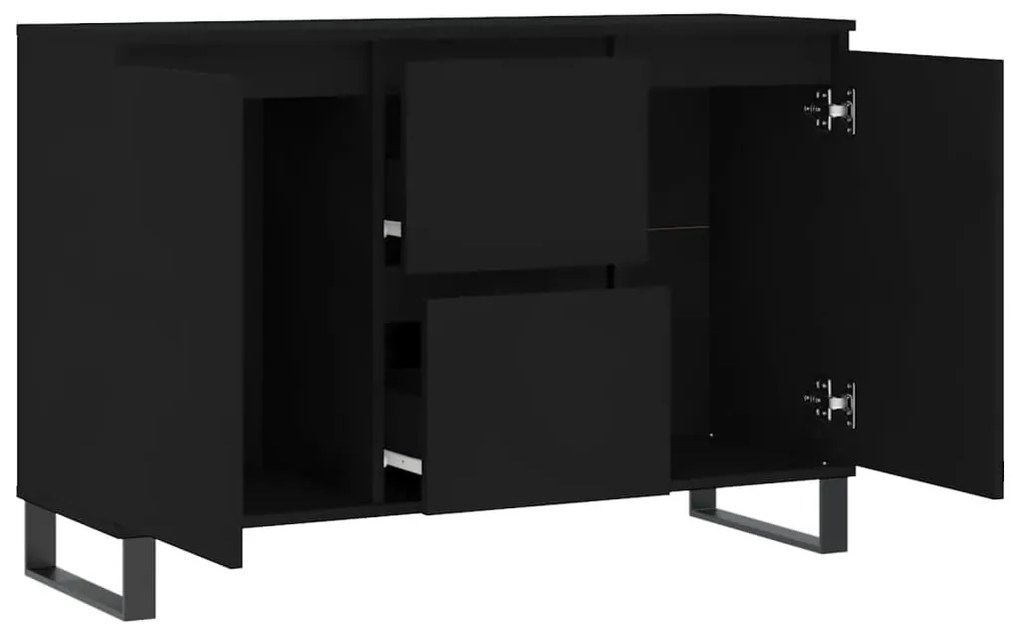 Aparador 104x35x70 cm derivados de madeira preto
