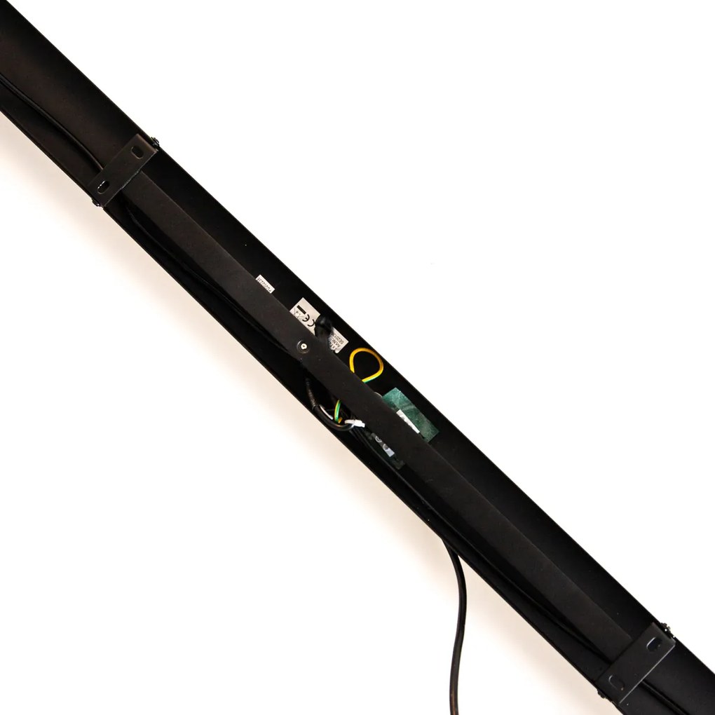 Candeeiro de suspensão moderno preto 3 luzes - Koopa Moderno