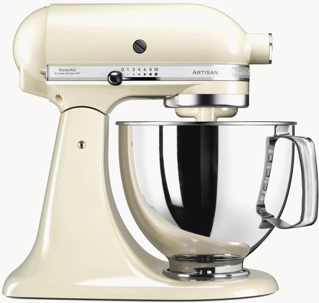 Batedeira com cabeça inclinável Artisan, 4,8 L, conjunto de 5