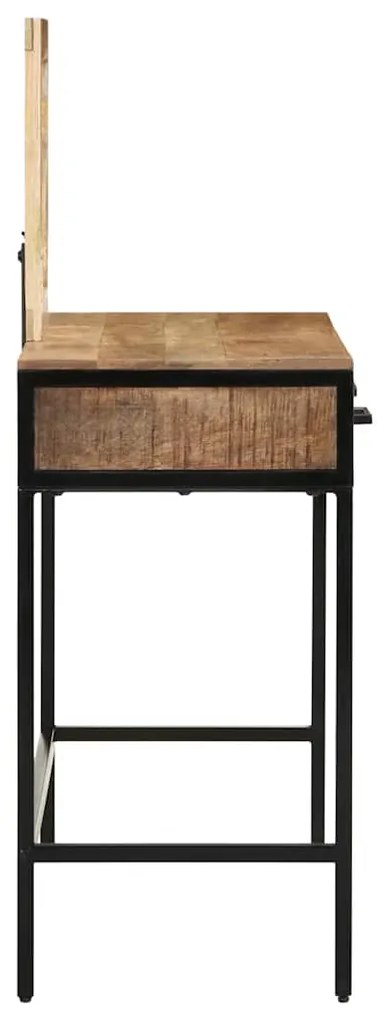 Mesa de Toucador 100x40x75/120 cm Madeira Sólida de Manga Rugosa