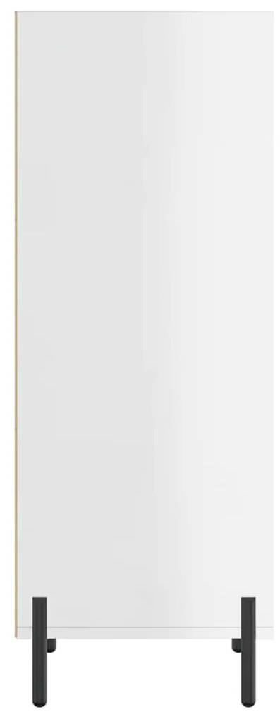 Aparador 34,5x32,5x90 cm derivados de madeira branco brilhante