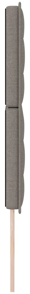 Cabeceira Design Linhas Taupe 160 cm Tecido