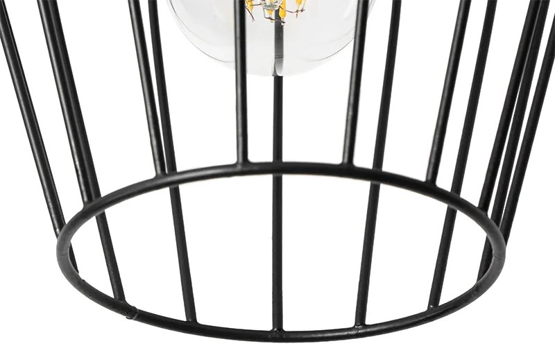 Plafon moderno preto aramado - Palica Moderno