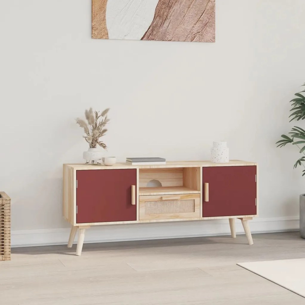 vidaXL Móvel de TV com portas 105x30x45 cm derivados de madeira
