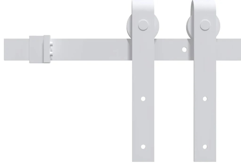 Porta de correr com ferragens 70x210 cm madeira de pinho maciça