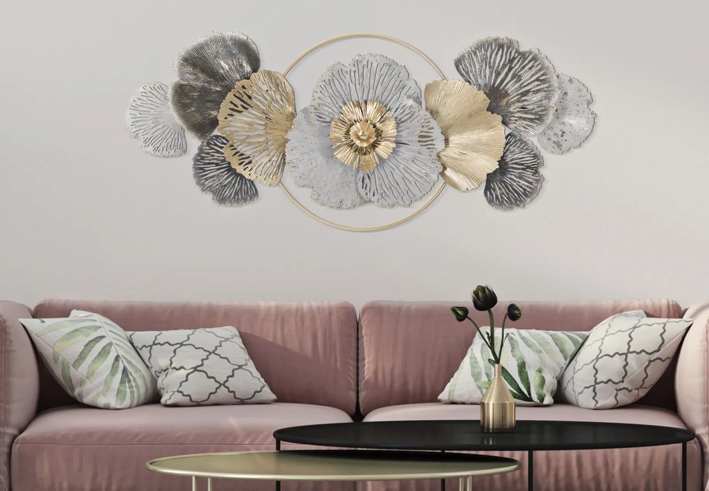 PAINEL DE PAREDE 3D DE FERRO POXY -A- CM 130,8X8X55,9 MULTICOLOR