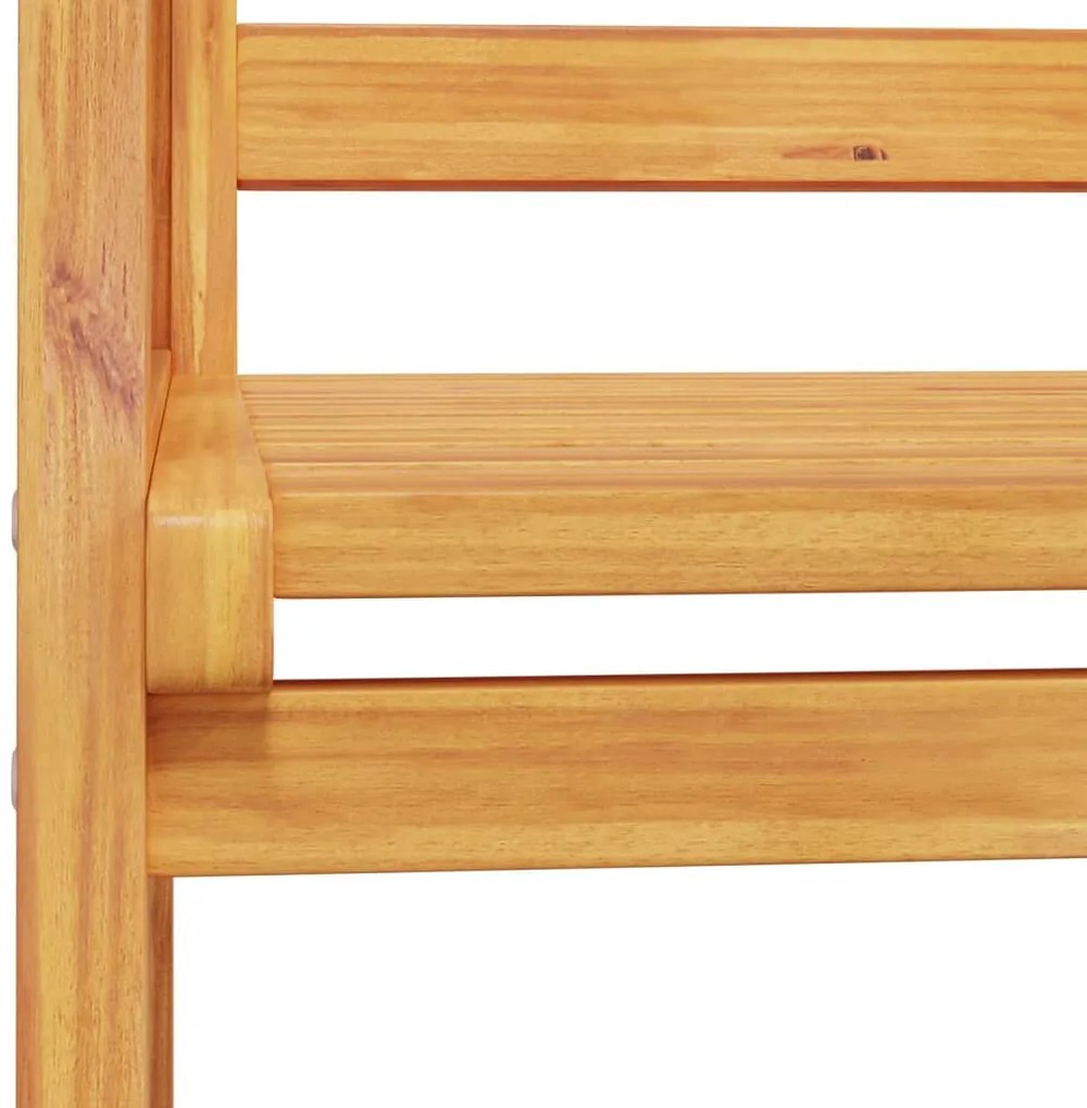 3 pcs conjunto lounge de jardim madeira de acácia maciça