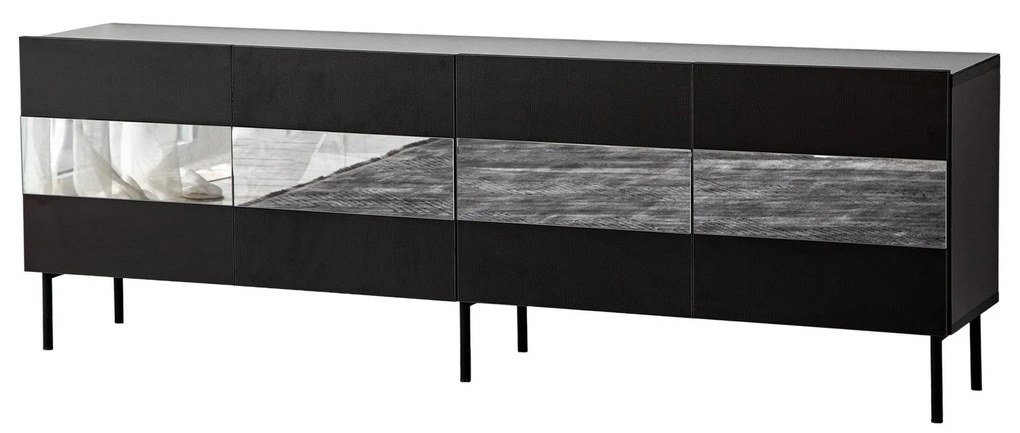Móvel TV Leon – Preto – 180 x 59 x 35 cm