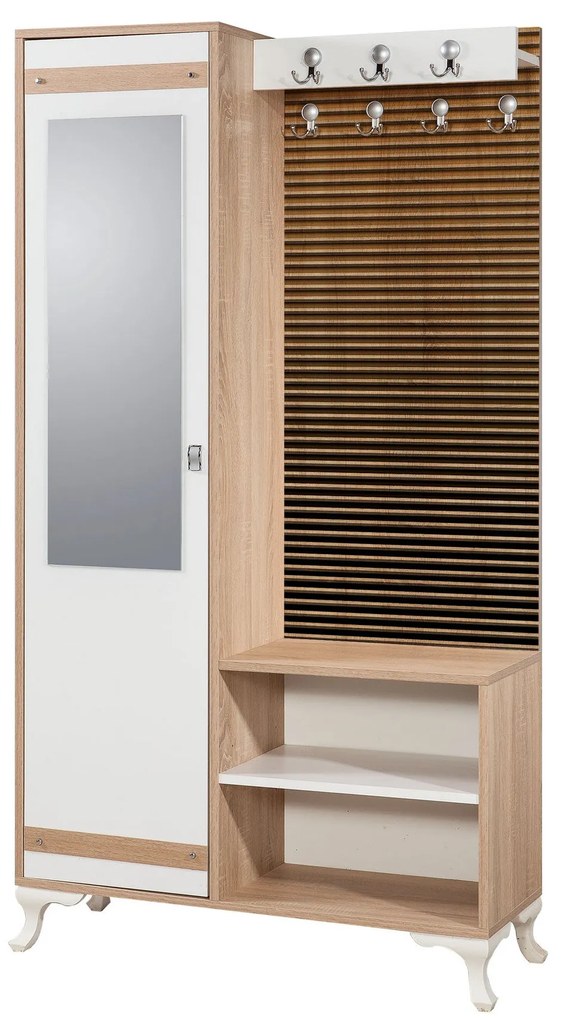 Hall Stand Inci – Carvalho Sonoma – 100x190x36 cm
