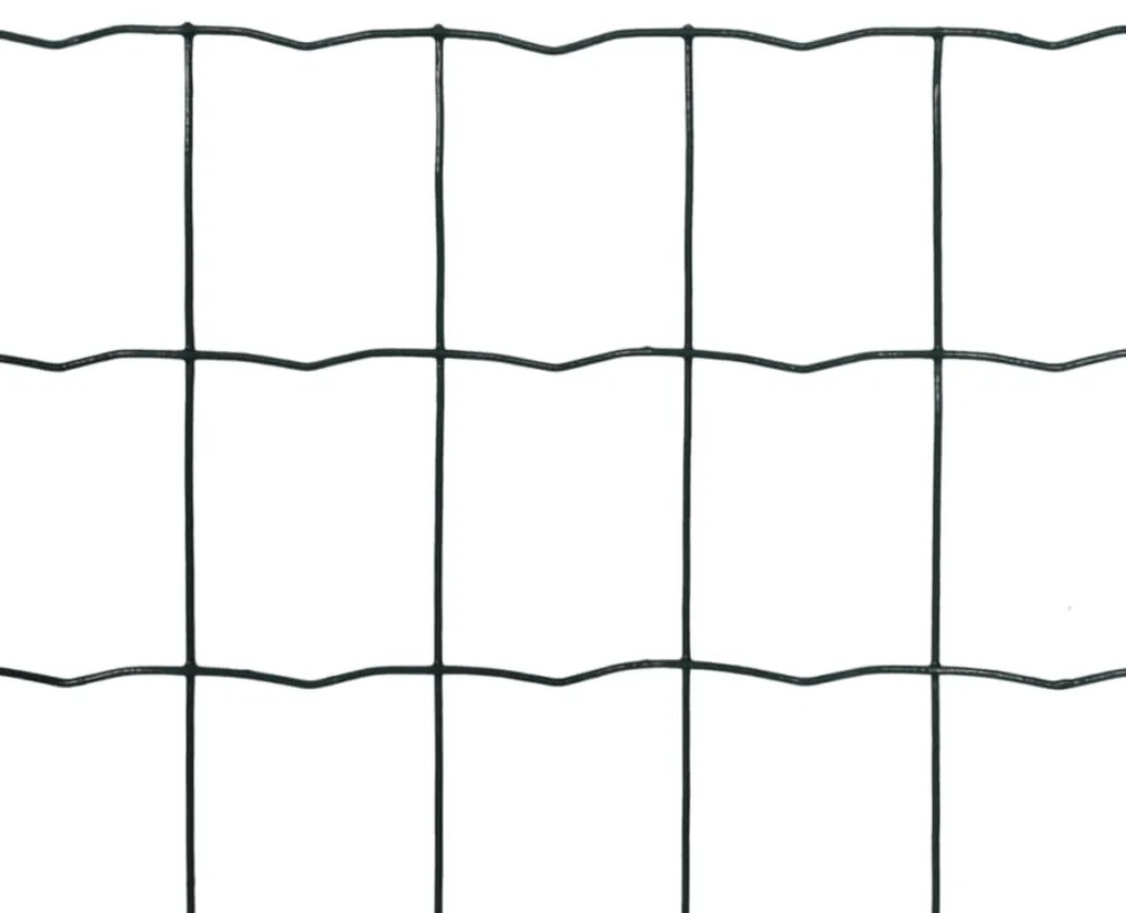 Cerca 10 x 1,0 m aço verde