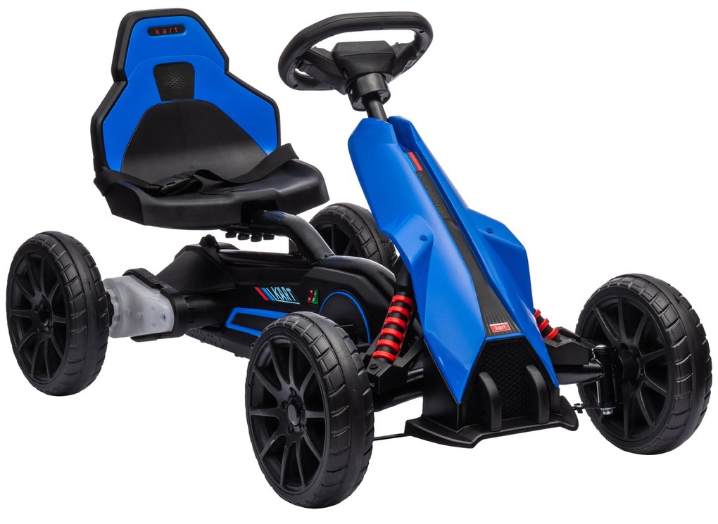 HOMCOM Go Kart Carro Elétrico para Crianças de 3 a 8 Anos Kart a Bater