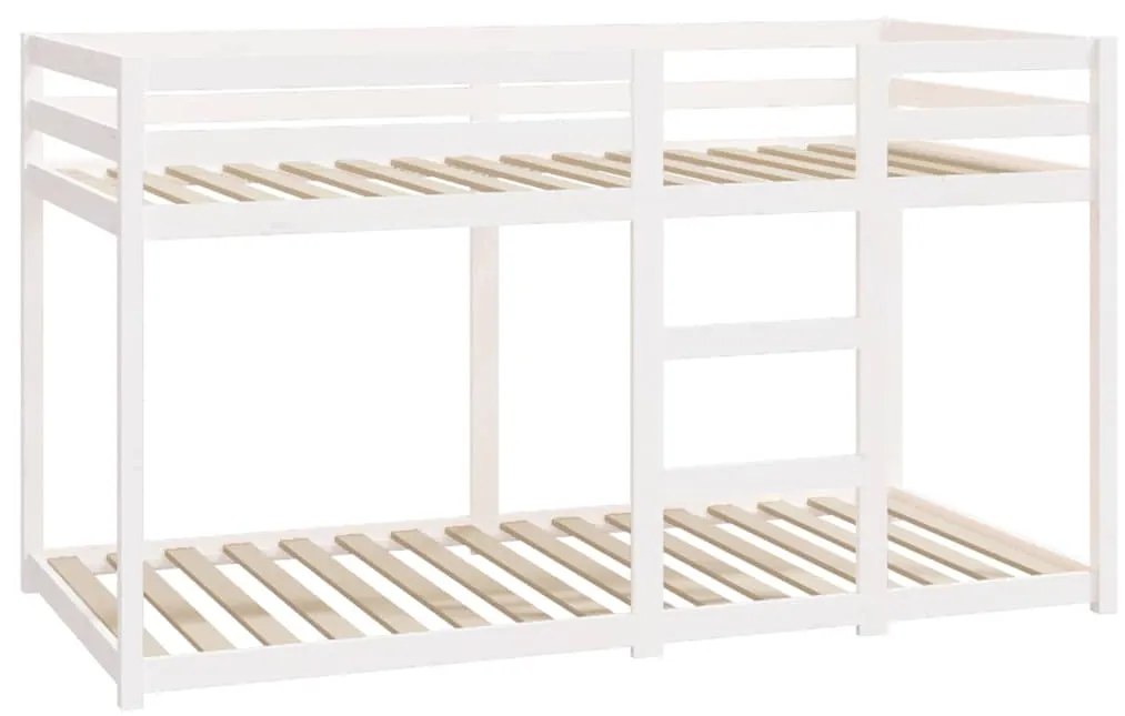 Beliche 90x190 cm madeira de pinho maciça branco