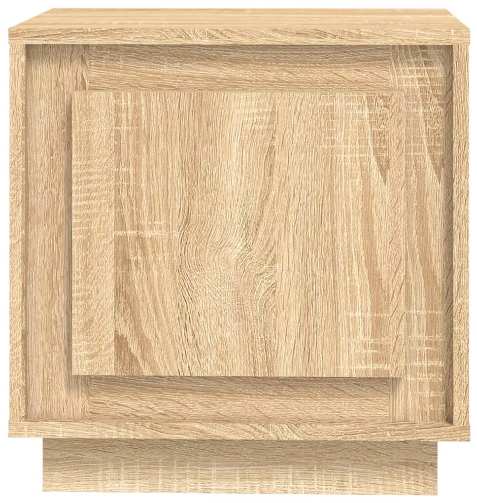 Mesas cabeceira 2 pcs 44x35x45cm deriv. madeira carvalho sonoma