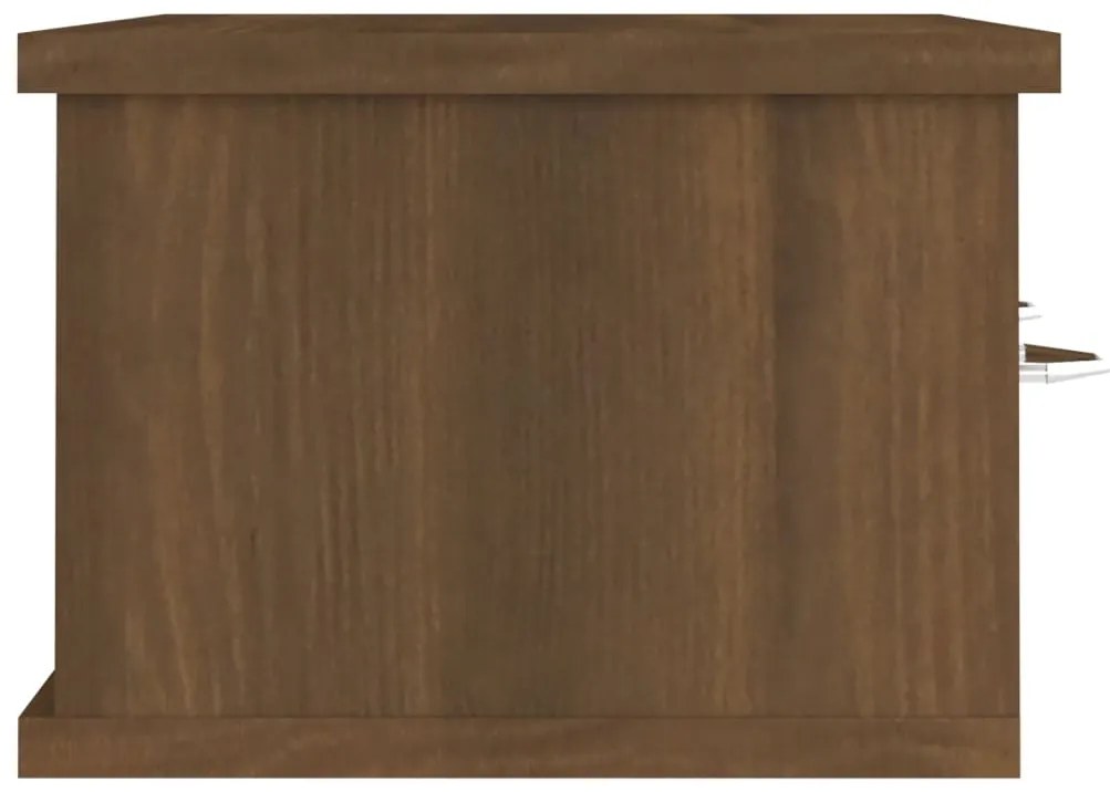 Armário parede 60x26x18,5cm derivados madeira carvalho castanho