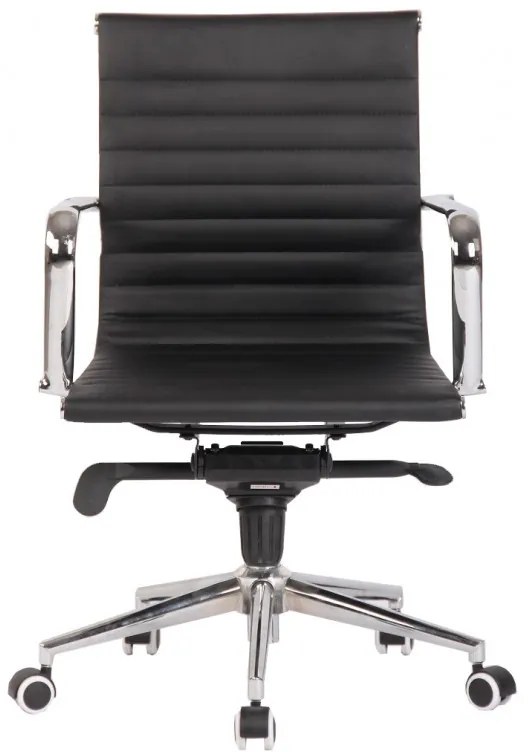 Cadeira de escritório ROTERDAM, giratório, pele sintética preta