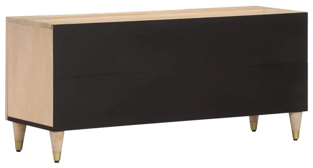 Móvel de TV 105x33x46 cm madeira de mangueira maciça