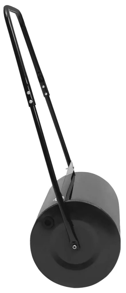 Rolo para relvado 63 cm 50 L preto