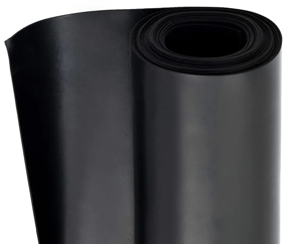 Tapete de borracha antiderrapante liso 1,2x2 m 1 mm
