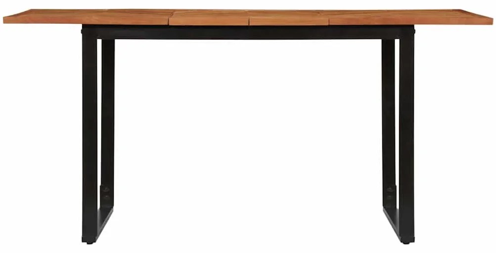 Mesa de jantar 160x80x75 cm Madeira maciça de Acácia
