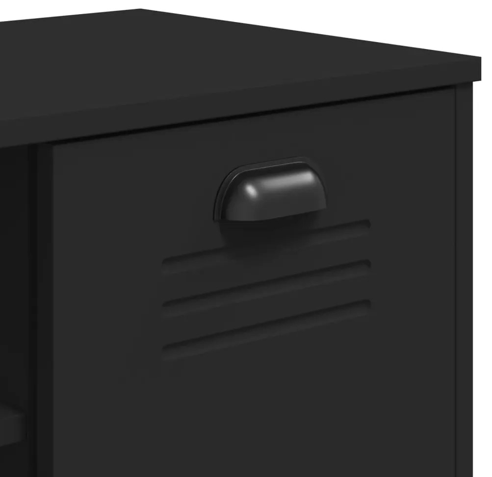 Sapateira VIKEN 106x35x45 cm derivados de madeira preto