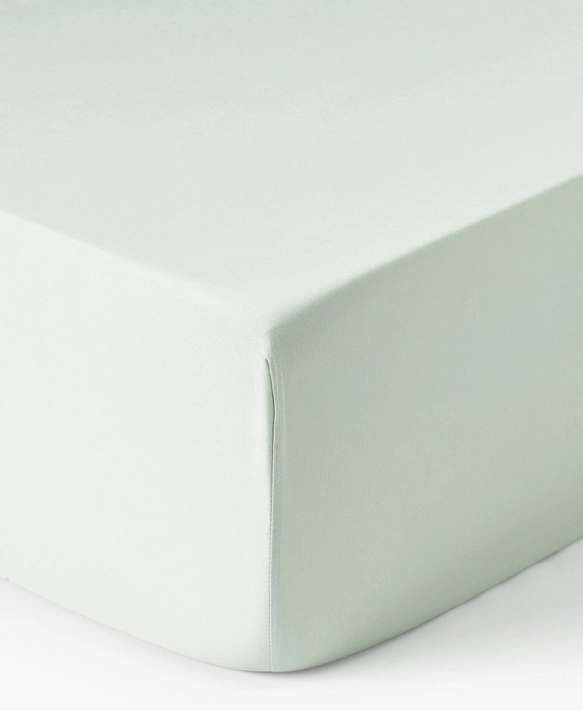 Lençol em cetim de algodão com elástico Comfort