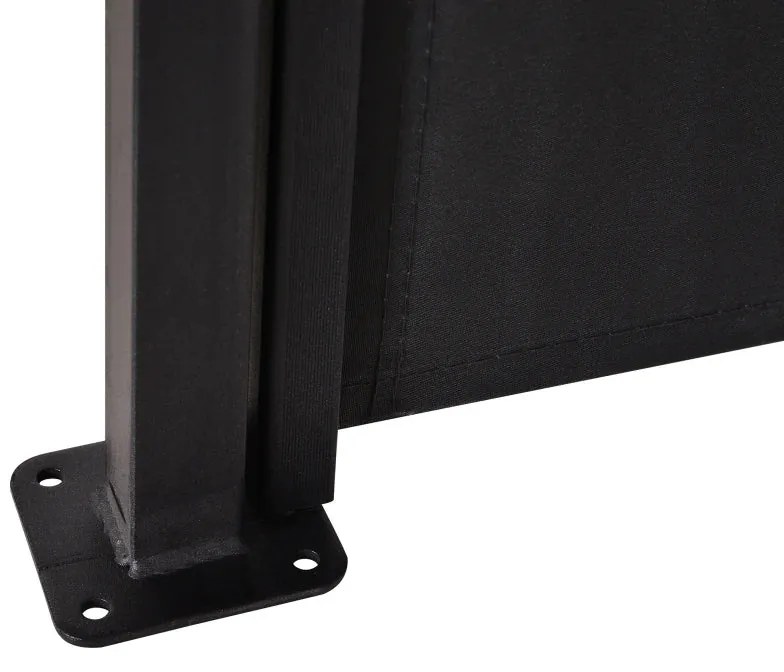 Toldo Lateral Retrátil - 350x180cm - Cinzento Escuro