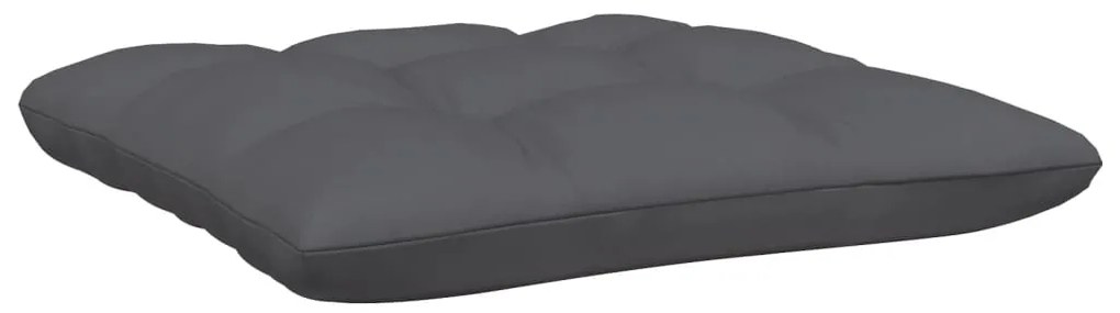 9 pcs conj. lounge de jardim c/ almofadões pinho maciço