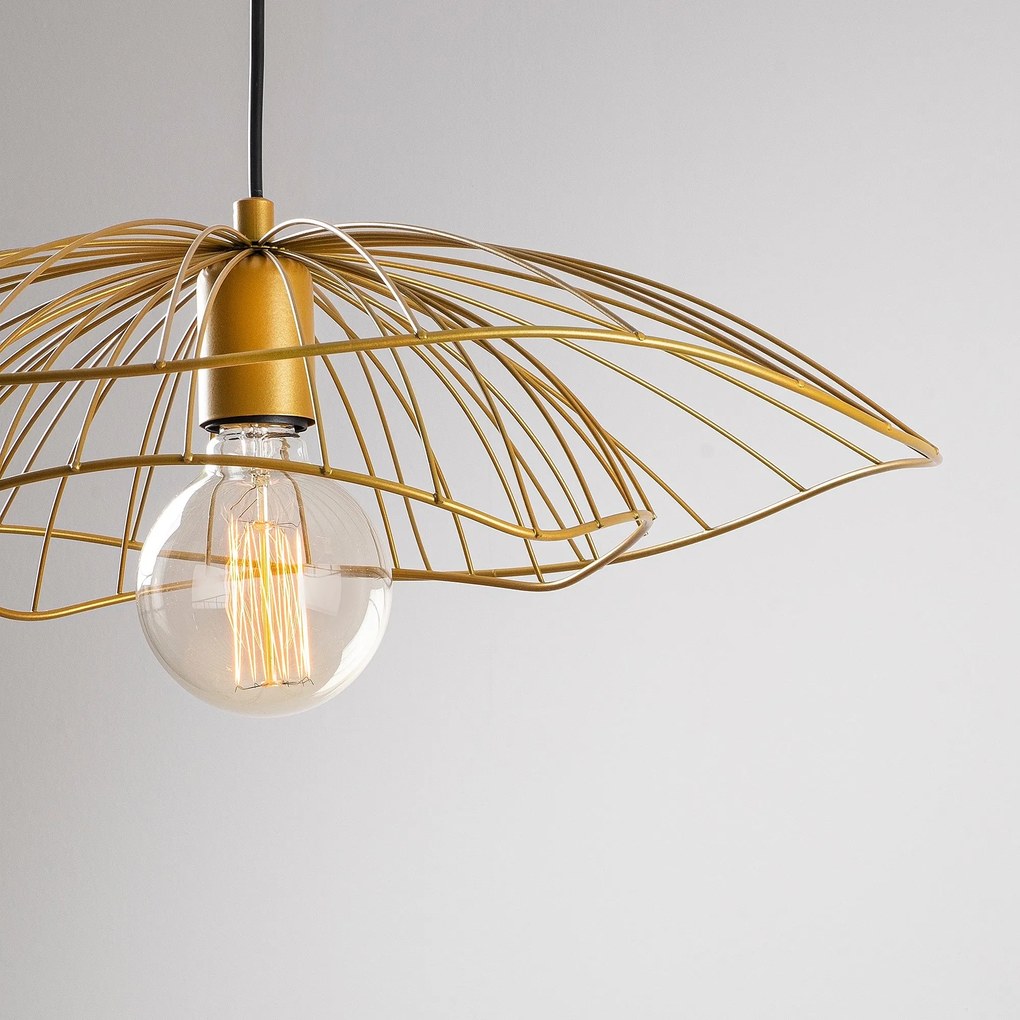 Candeeiro Tel – Dourado – 50 cm x 111 cm