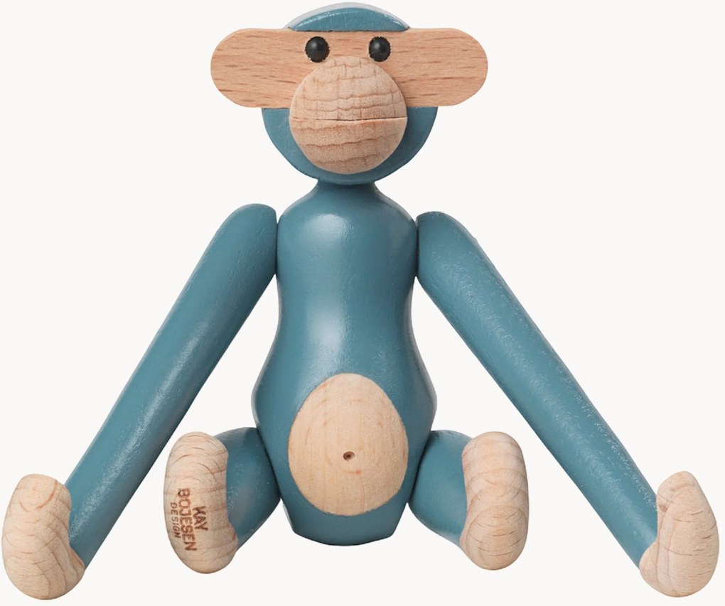 Objeto decorativo em madeira de faia Monkey Mini