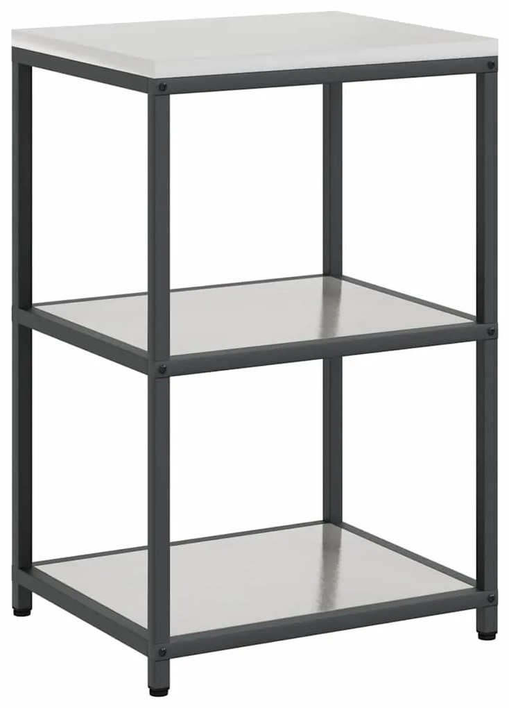 Conjunto de Armazenamento de Cozinha com prateleira Outros 3 pcs Prata