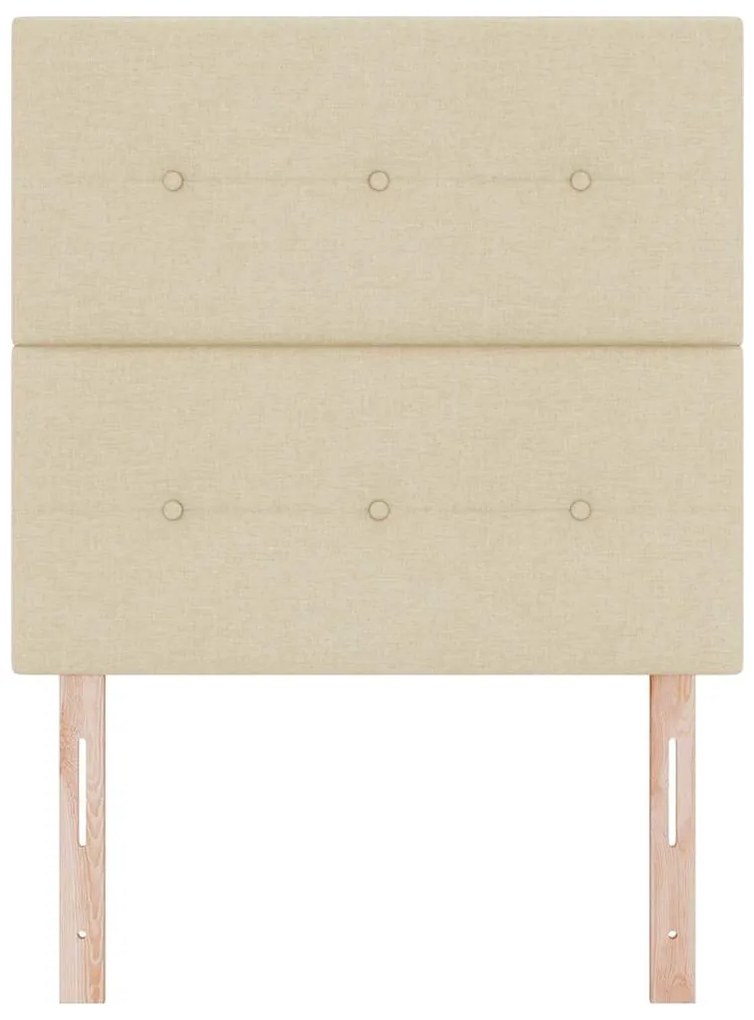 Cabeceira LED Creme de 100 cm Estofada